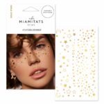 MIAMITATS Переводные тату-веснушки Gold Stars (для двух нанесений)